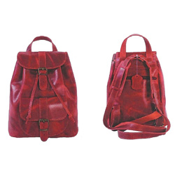 Leather Backpack unisex #0502